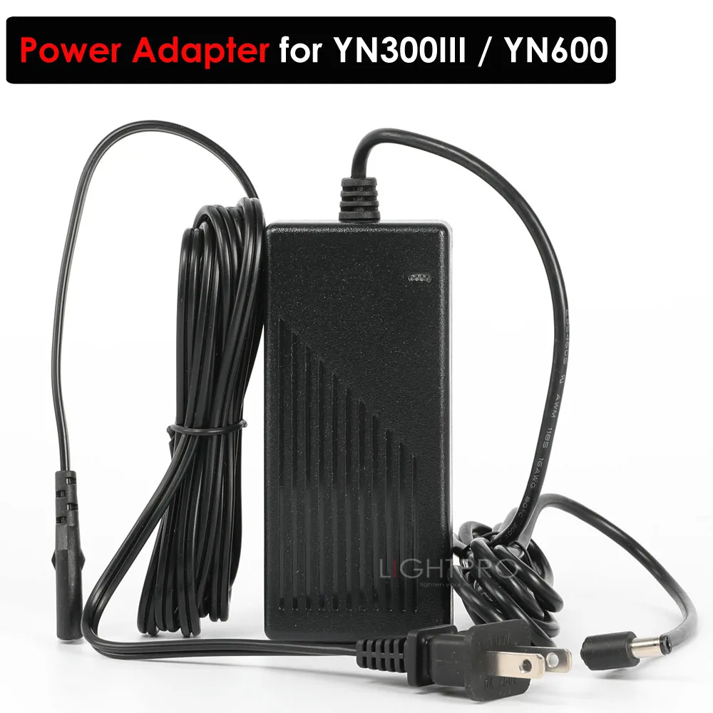 

Brand Yongnuo AC DC Power Adapter for Yongnuo YN600 AIR YN600L YN600 YN300III YN300 AIR YN360 YN160 III Led Video Light Panel