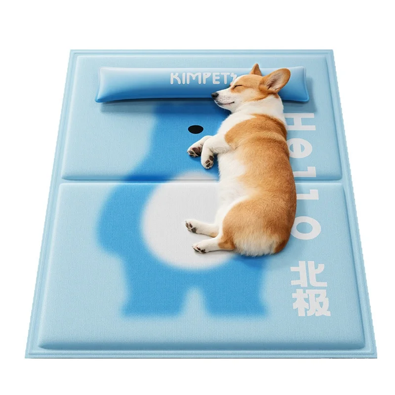 Dog Cooling Mat Gel Filled Ice Pad Quick Cooling Self Cooling Pet Mat For Summer Waterproof Breathable For Cats Dogs _voghion.com