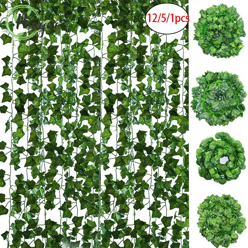 Artificial Ivy Garland Fake Hanging Vine Outdoor Decor Fake