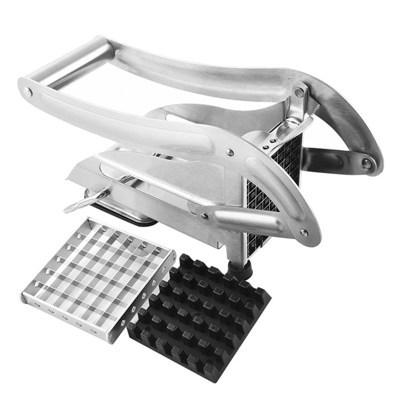 Potato Cut Fries Chips Strip Slicer Cutter Chopper Machine Making Tool French Chopping Cooking Gift |