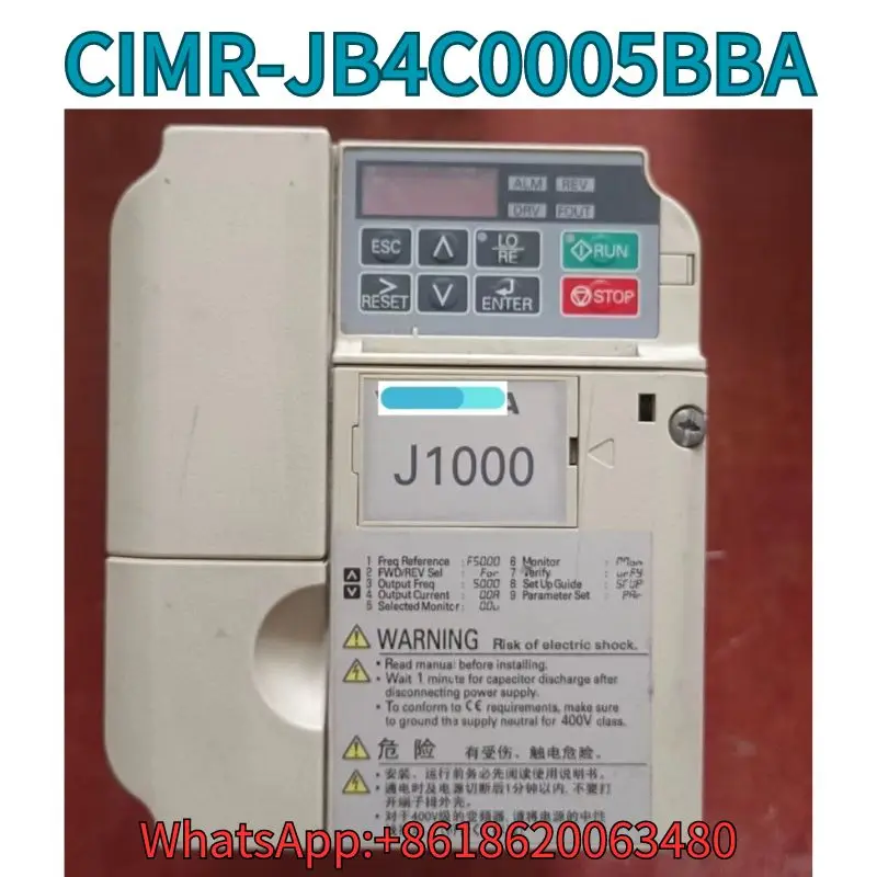 

Used Frequency converter CIMR-JB4C0005BBA test OK Fast Shipping