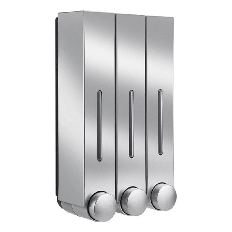 

Wall-mounted Shampoo and Shower Gel Dispenser, Manual Soap Dispenser, Single, Double, Three Head Hand Soap Bottle