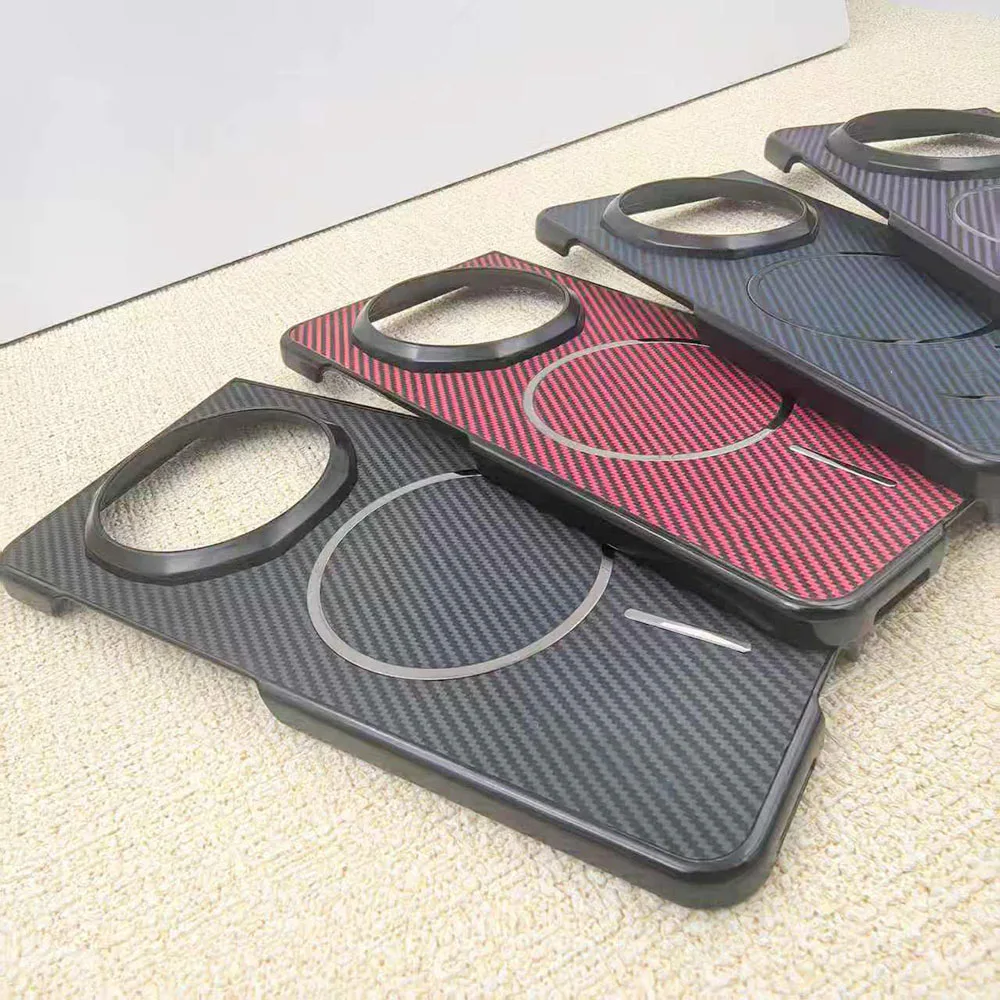 Premium Carbon Fiber Magnetic MagSafe Protective Back Cover