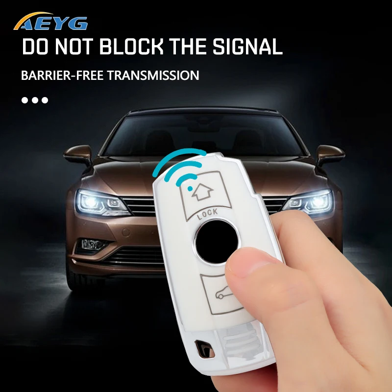 Soft TPU Car Remote Key Case Cover Shell, For BMW X1 X5 X6 Z4 E90 E60 E70 E87 3 5 6 Series M3 M5 Holder Shell, Fob Accessories, key case,key case cover,car key shell,remote control case cover