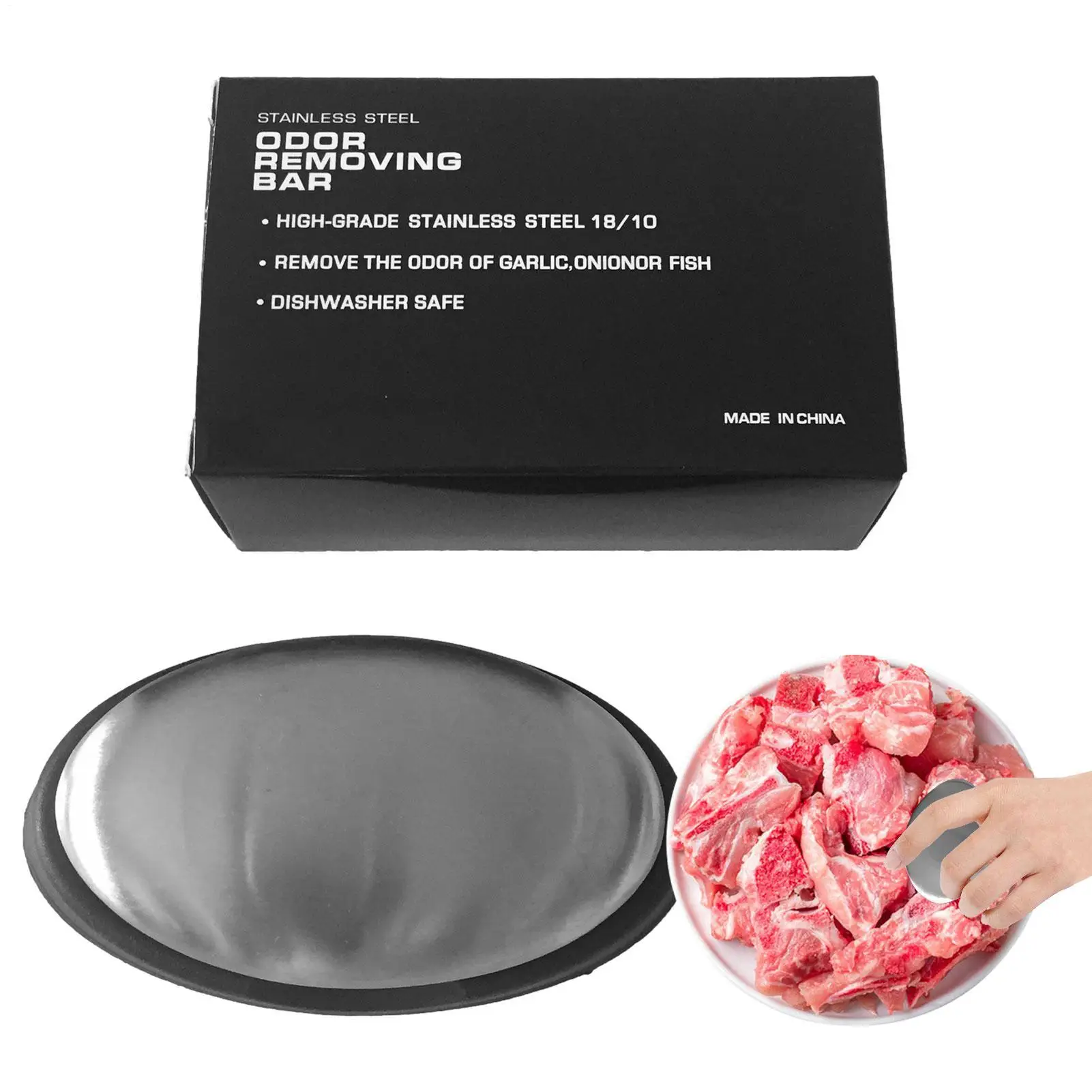 Magic Soap Odor Remover Stainless Steel Soap Kitchen Bar Eliminating Odor Remover Home Kitchen Utensil Set