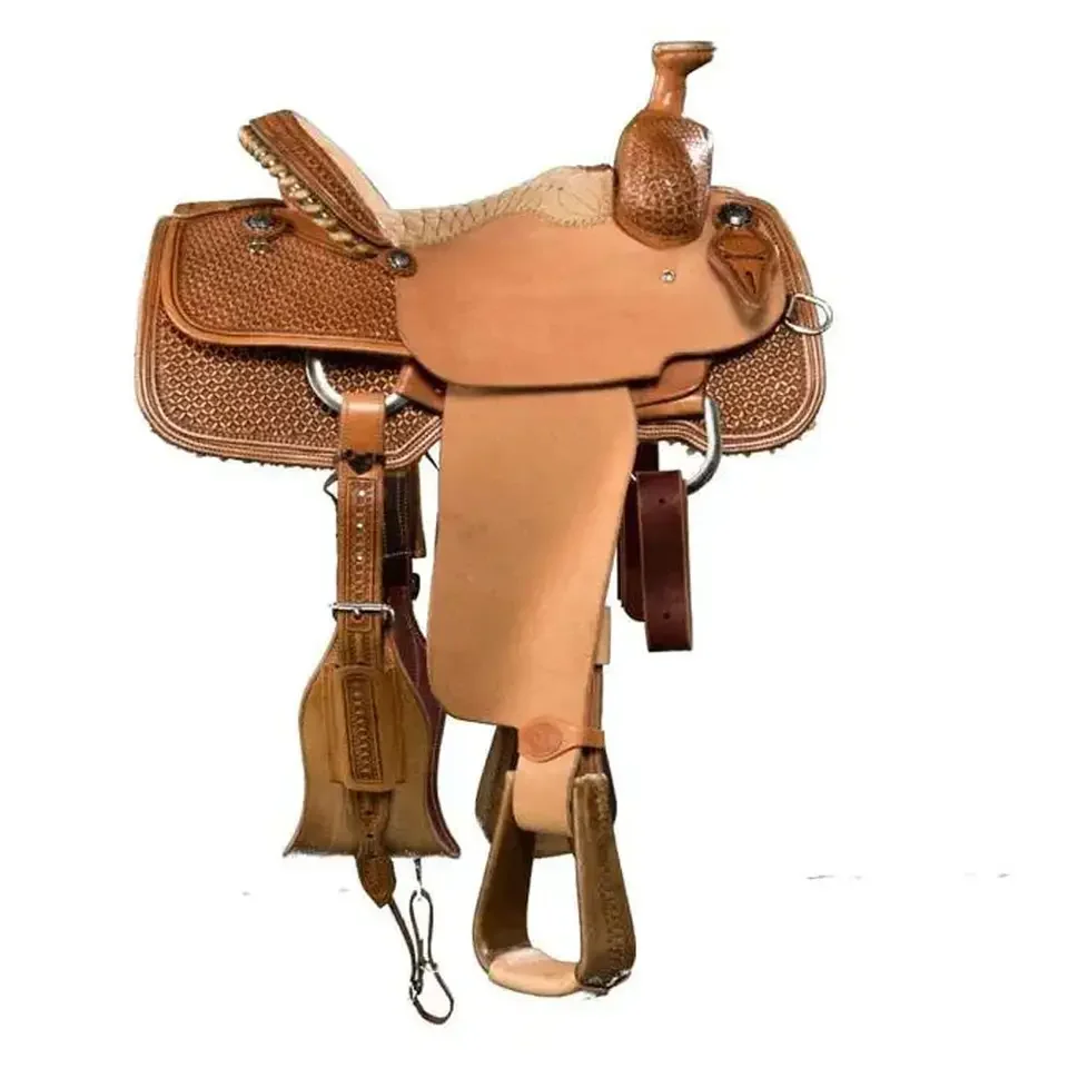 100% Genuine Leather Horse Saddle – Western Riding Saddle – Comfortable & Breathable – Affordable Price 3