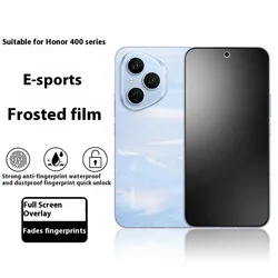 3 - Pack Full Cover Front Matte Hydrogel Screen Protector - Soft Clear TPU Film - HONOR 400 Pro (Clear)