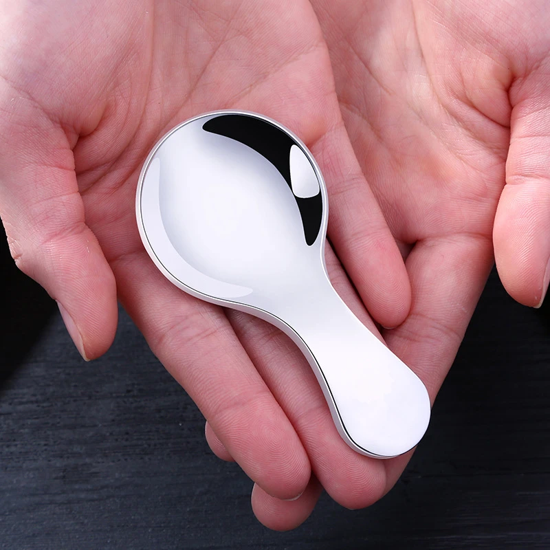 Stainless Steel Soup Ladle Short Handle Multi-purpose Portable Cutlery Spoons Dessert Mini Kitchen Tableware for Kids Students