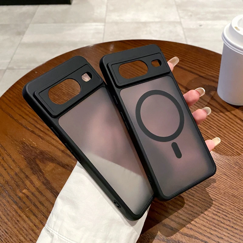 Magsafe Magnetic Wireless Luxury Matte Phone Case with Bumper Back Cover