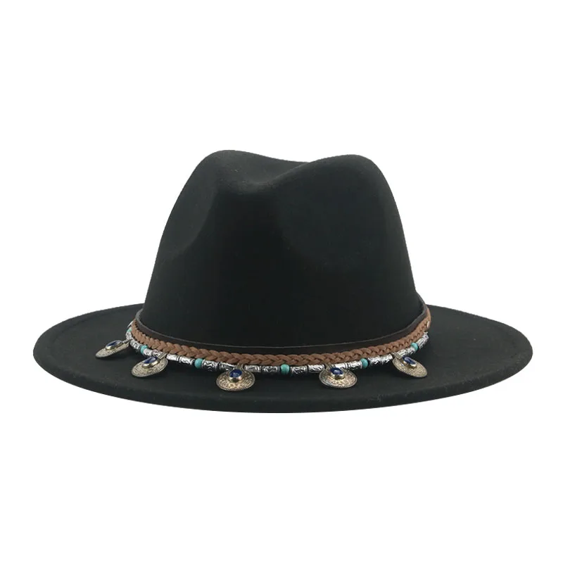 Fedora Hat Western Cowboy Hats for Women Winter Autumn Vintage Hats Black Wedding Formal Panama Derby Men Hat Sombreros De Mujer red bottom fedora Fedoras
