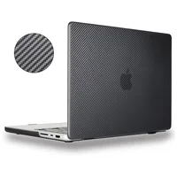 Étui pour ordinateur portable en Fiber de carbone pour Macbook Air 13.6 M4 15 M3, housse givrée pour Mac Book Pro 13 M1 M2 14 M4 16 2025, accessoires de manchon 1