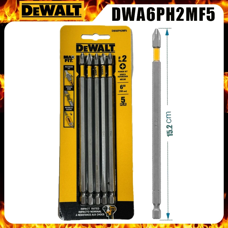 DEWALT DWA6PH2MF5 드릴 비트 IMPACT 5개 150MM PH2 M..