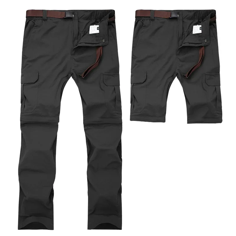 

Men Military Detachable Cargo Pants Summer Quick Dry Breathable Male Trousers Joggers Army Pockets Waterproof Tactical Pants 7XL