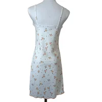 Sexy nightgown sweet floral suspender sleepwear comfortable lace dress for women fashionable home suit set new hot selling - Image 6
