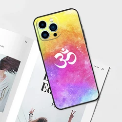 Serene Mandala Design Phone Cover - Yoga Om Namaste Theme - iPhone 14 (OO41398)