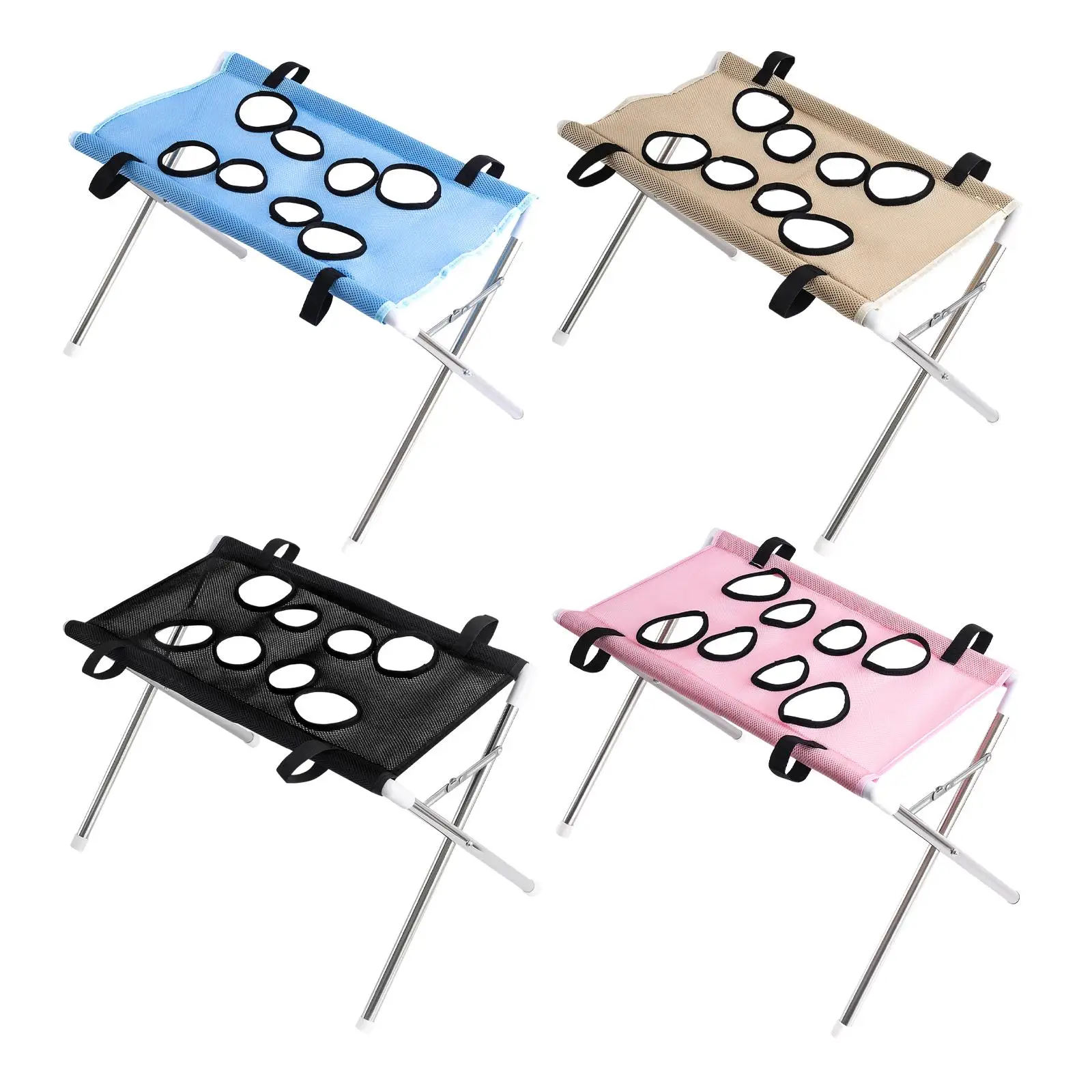 Pet Grooming Hammock with Eight Hole Hanging Harness Cat Grooming Sling for Ear Cleaning Nail Trimming Pet Grooming Hammock with Eight Hole Hanging Harness Cat Grooming Sling for Ear Cleaning Nail Trimming