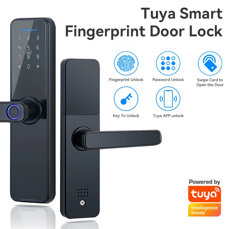 WiFi Security Smart Door Lock Multiple Unlocking Fingerprint Lock
