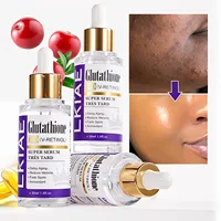 LKIAE Sérum visage blanchissant au glutathion, élimine la mélanine, les taches foncées, le cloasma, avec rétinol, la niacinamide, pour tous les types de peau 1