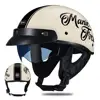 15130-dd6c62.jpg Casque de Moto Rétro avec Certification DOT pour Bord, Demi-Visage, pour Hurbike, Crash, Nouveau