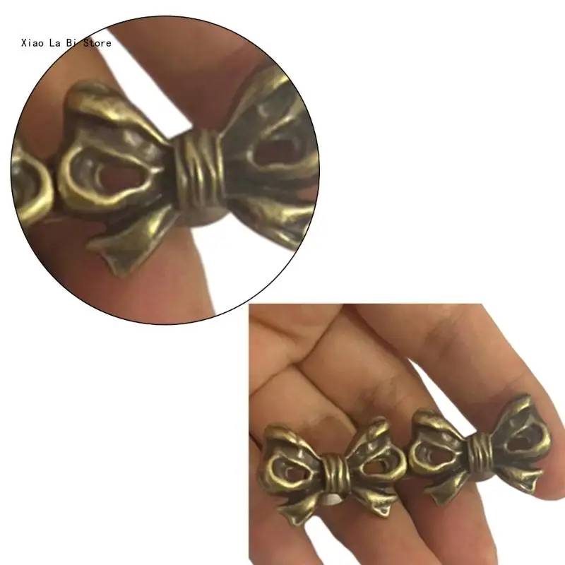 Bows Pant Pin Jean Button Pins Adjustable Waist Buckle Instant Button for Pant Bows Tighten Waist Pin No Sew XXFD