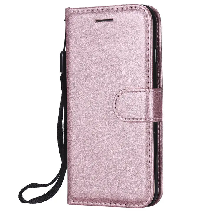 Solid Color Card Slot Phone Case Cover