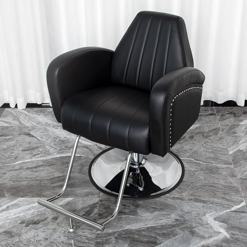 Luxury Aesthetic Barber Chairs Backrest Portable Pedicure Styling Swivel Chair Salon Silla Estetica Barber Equipment MQ50BC