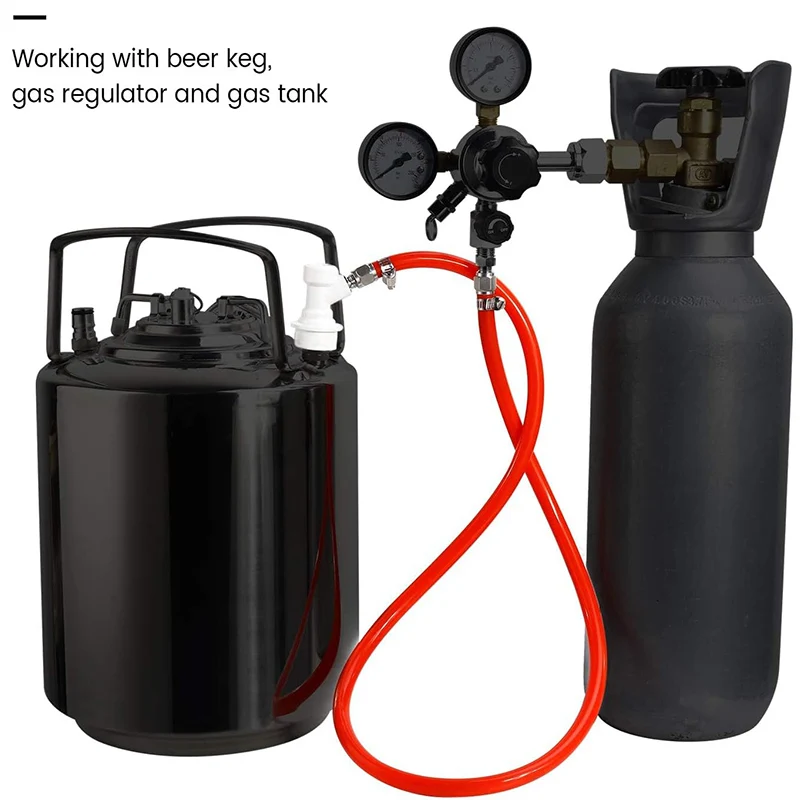 1.2M Ball Lock Gas Line Assembly Gas Dispensing Hose Tube Soda Water Carbonated Beer Dispenser Tube Homebrew ball lock keg adapter beer hose connector