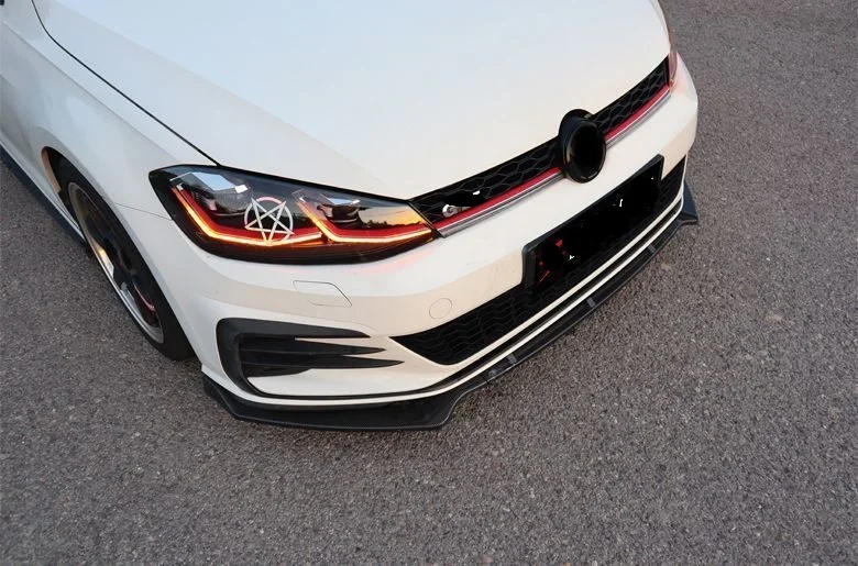 Frontstoßstangenspoiler-Zierlippe, vordere Stoßstangenlippe für VW Volkswagen Golf 7 7.5 MK7 – Detail 2