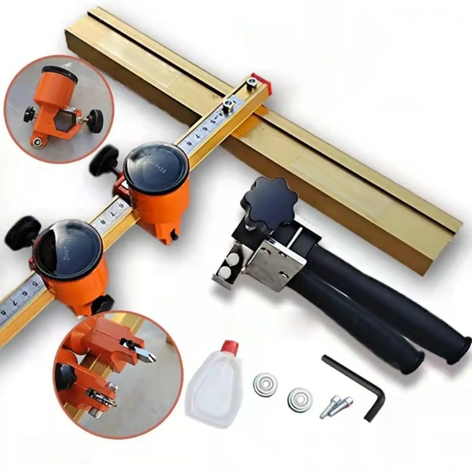 Glass Cutter Cutting Knife DIY Project Crafts Hand Tool Breaker for Mirrors Ceramic Tile