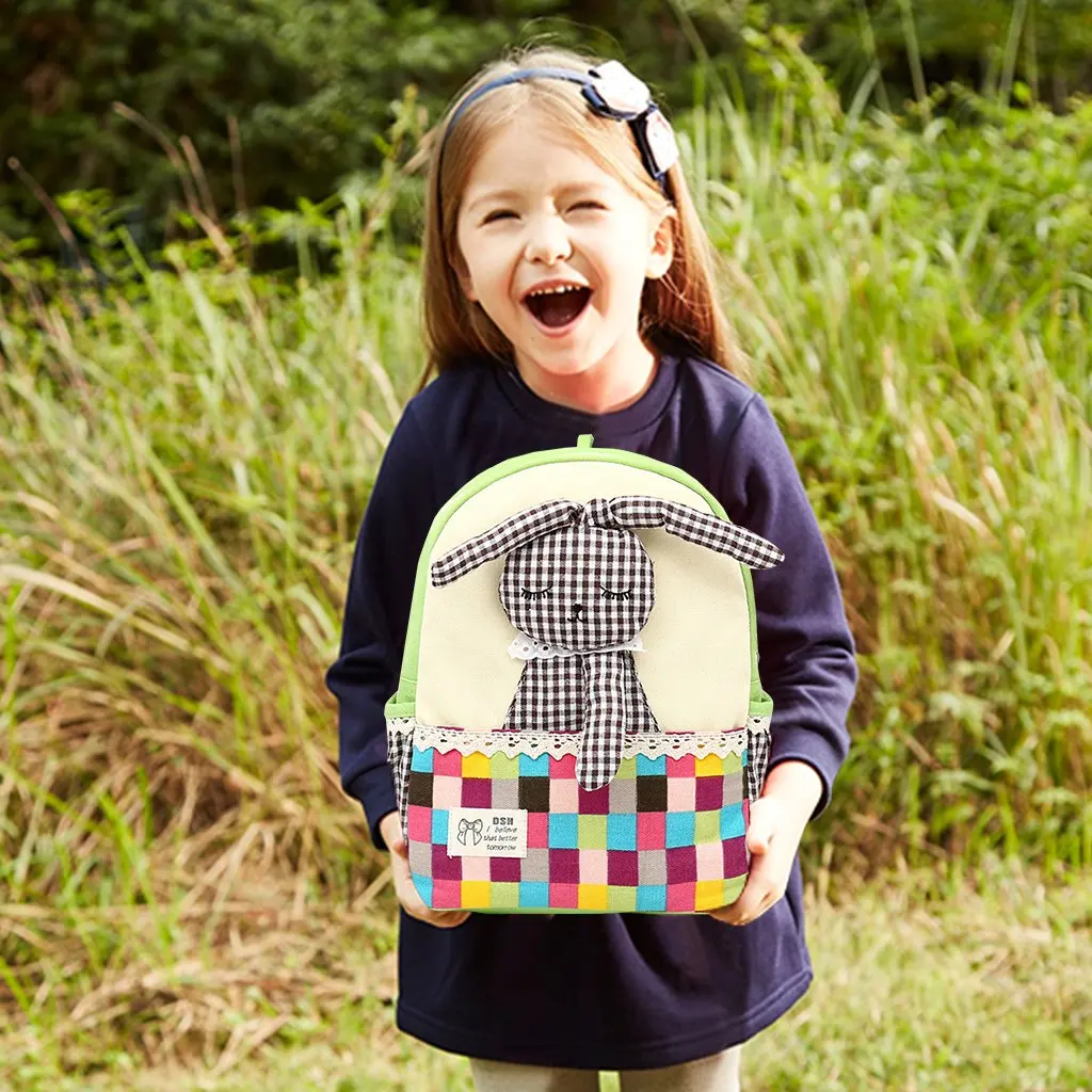 Children's School Backpacks with Three-dimensional doll Cute Schoolbag for Boys and Girls Teenager Student