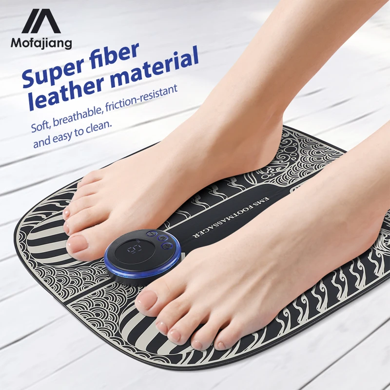 Ems Pulse Electric Foot Massager Foot Therapy Machine Foot Pad