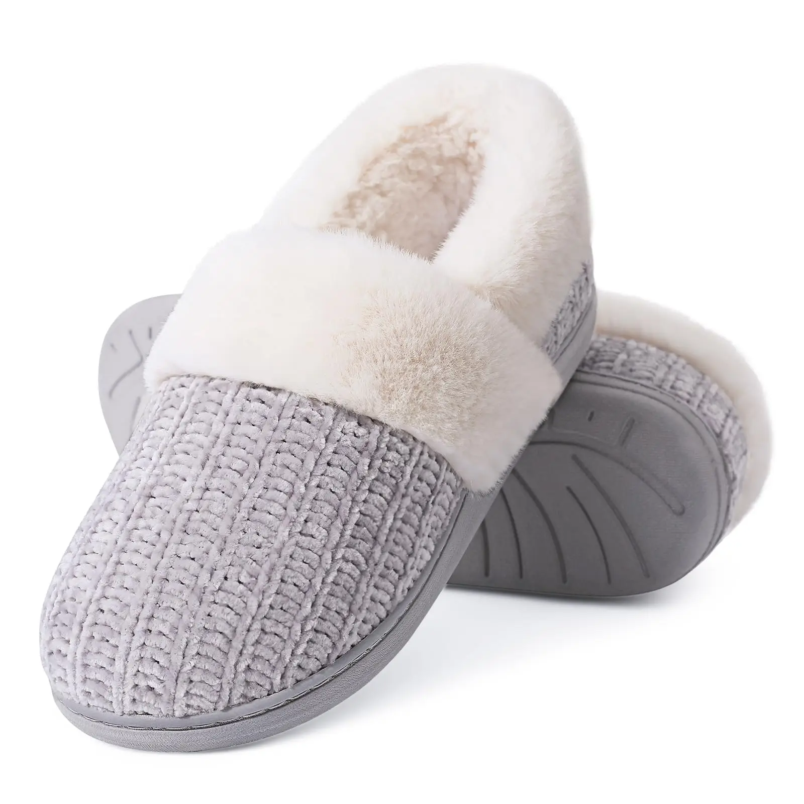 Comwarm Winter Women Fuzzy Memory Foam Slippers New