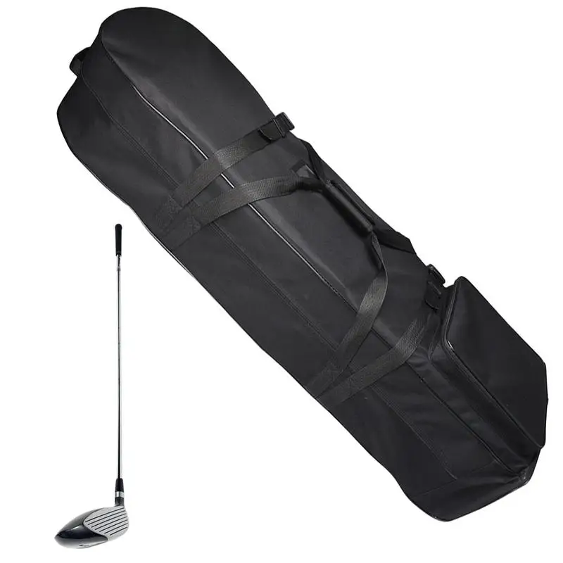 

Travel Golf Bag For Airlines 900D Oxford Thickened Golf Travel Case For Golf Waterproof Lightweight Golf Club Carry Bags With