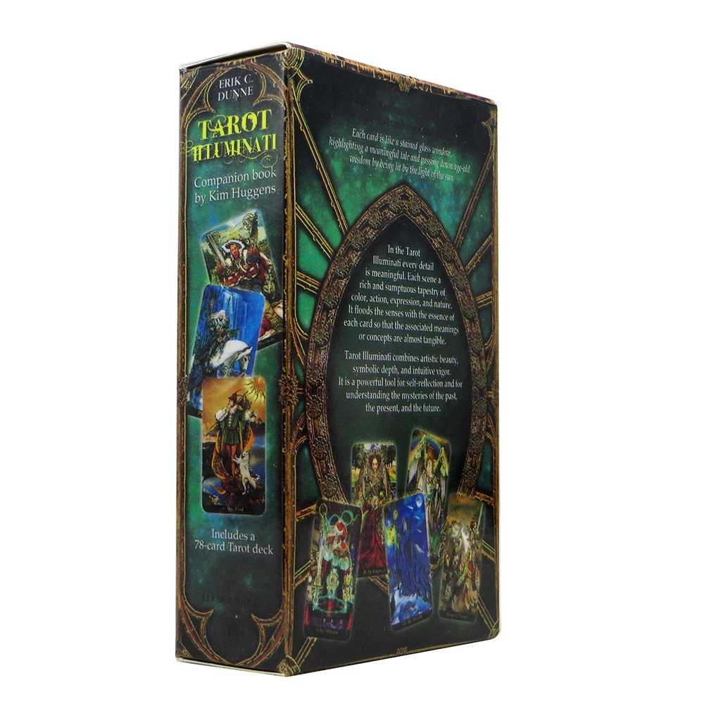 Tarot Illuminati Kit Card Divination PDF Guidebook  Fate Game Affectional  Oracle Deck Tarot Cards for Beginners 2