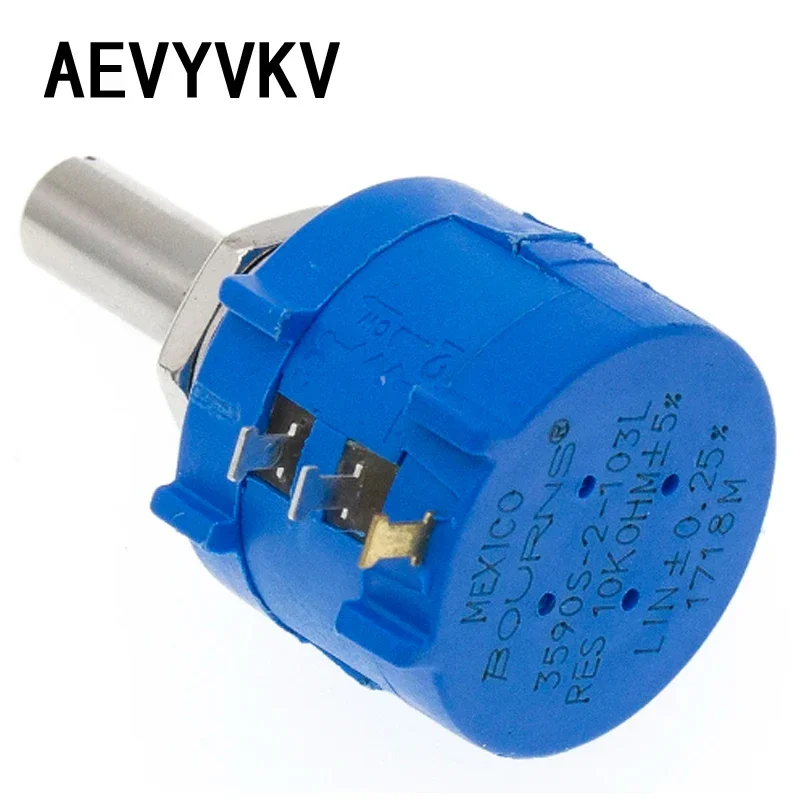 3590S Multiturn Potentiometer 500 1K 2K 5K 10K 20K 50K 100K ohm Potentiometer Adjustable Resistor 3590 102 202 502 103 3590S-2 rotary potentiometer wire wound potentiometer
