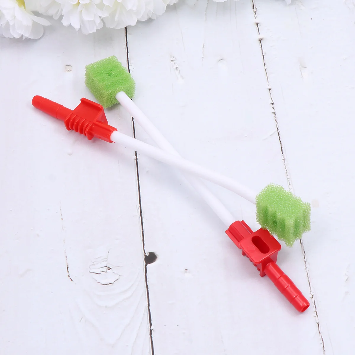 

Mouth Cleaning Swabs Sponge Swabsticks: 10pcs Gum Cleaning Swabsticks Aspiration of Sputum Sponge Care Sponge Sticks