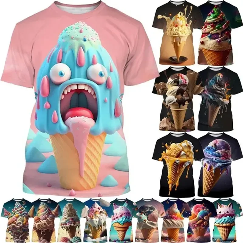 

3D Printed Stylish Casual Men's T-shirt