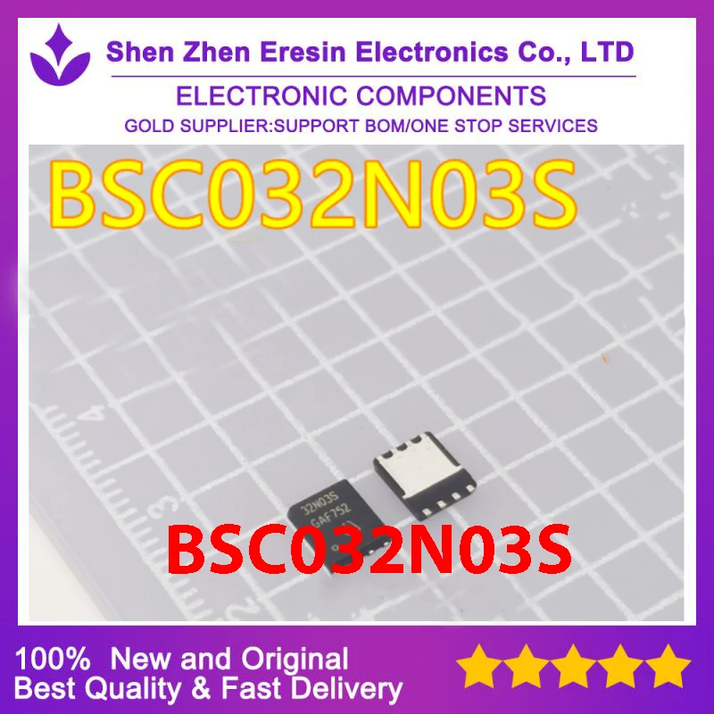 

Бесплатная доставка, 10 шт./лот BSC032N03S QFN8, новый и оригинальный