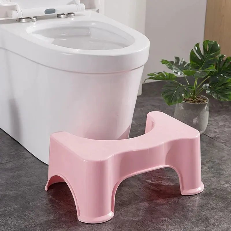 Plastic Squatting Stool Toilet Stool Bathroom Toilet Step Stool for Kids Adults 17cm height plastic step stool