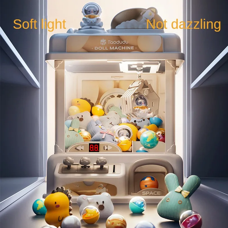 Children Mini Claw Crane Machine Toys Automatic Coin Operated Play Game Doll Machines with Music Kids Christmas Birthday Gifts 2
