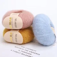 25g/pc Mohair Yarn for Hand Knitting Soft Mohair Crochet Yarn for Knit Lana Crochet Wool DIY Shawl Sweater Cloth 1