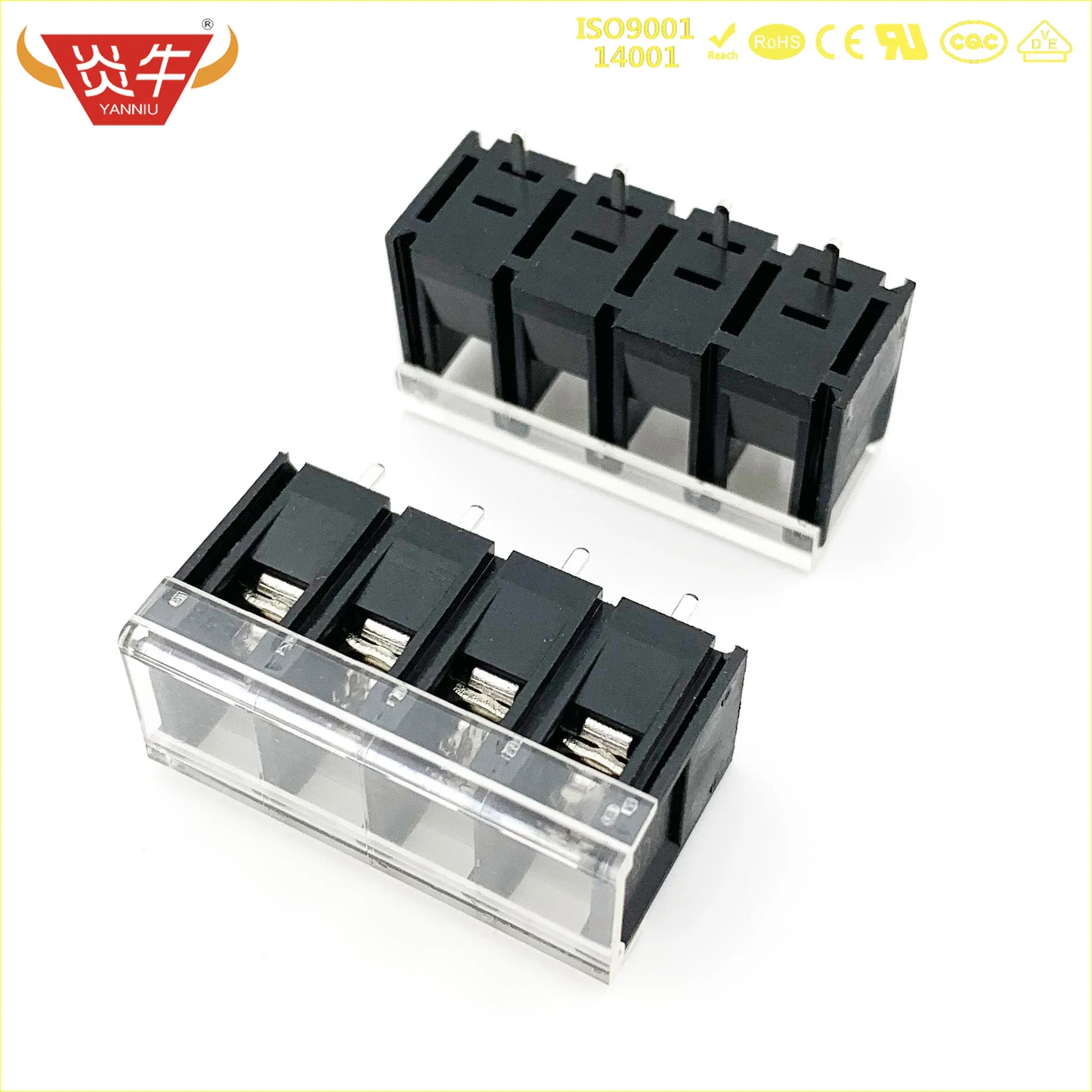 

10Pcs KF48S 9.5 2P ~ 12P PCB CONNECTOR BARRIER TERMINAL BLOCK KF48 DG48 DG48S B 9.5mm 2PIN ~ 12PIN 30A/300V PHOENIX CONTACT DEG