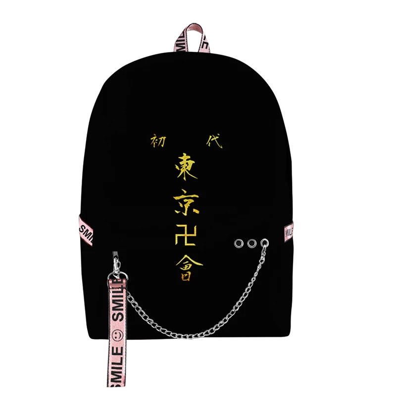 Popular Anime Tokyo Revengers Student School Bags Unisex 3D Print Oxford Waterproof Notebook multifunction Travel Backpacks