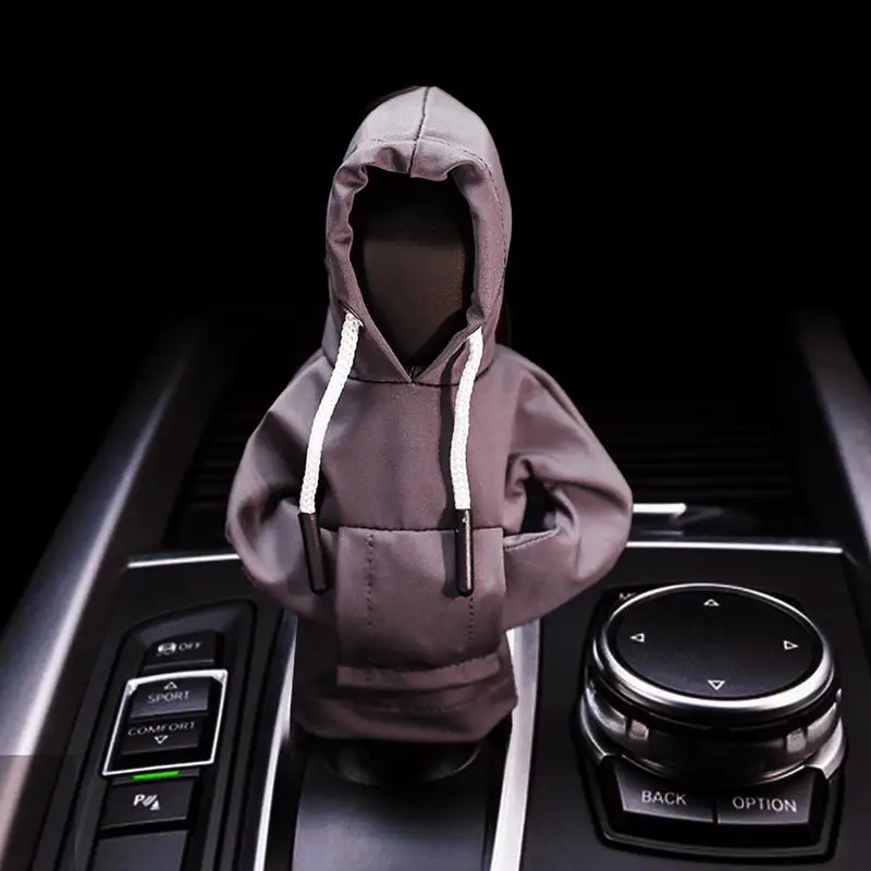 

Car Gear Shift Collars Universl Hoodie Car Gear Shift Lever auto Change Lever knob Sweatshirt cover Automotiv Interior Accessory