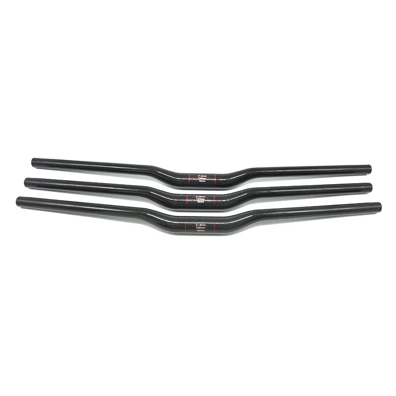 Carbon handlebar mountain bike bicycle handlebar 3k 31.8*600 760mm swallow-shaped