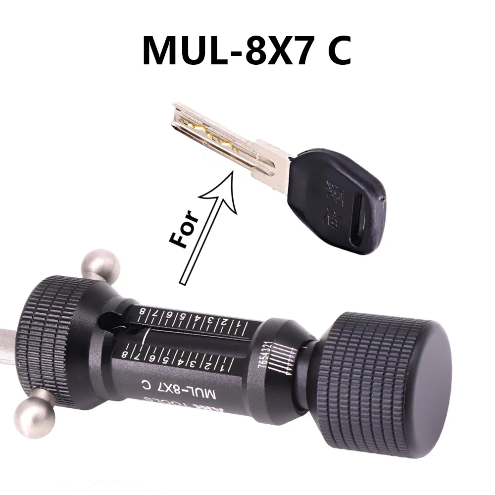 Akk Mul8x7 C Tools Crescent Key Tool For 8/ 7 Beads Crescent Key