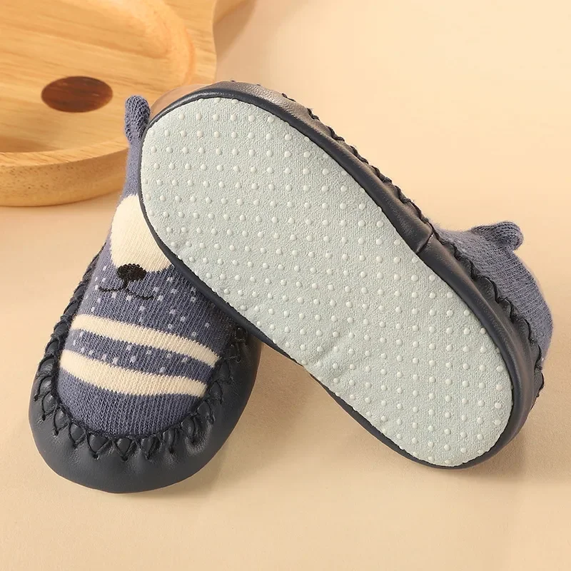 Baby Socks Infant Boys Girls Spring Autumn Floor Socks Anti Slip Soft Sole Rubber Soles 2025 non slip floor socks baby socks