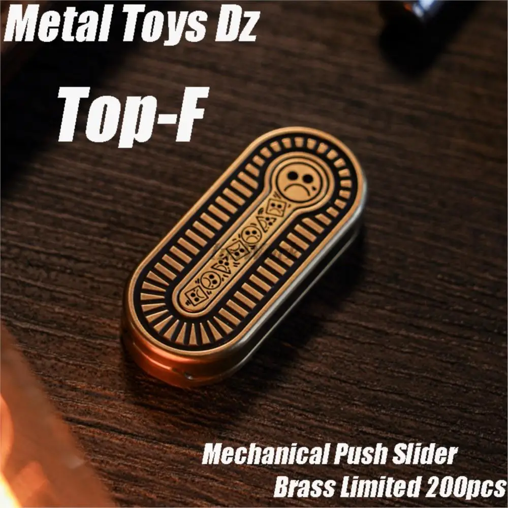 

Metal Toys Dz TOPF Brass Limited 200pcs Mechanical Push Slider Fidget Magnet Metal Fidget Toy