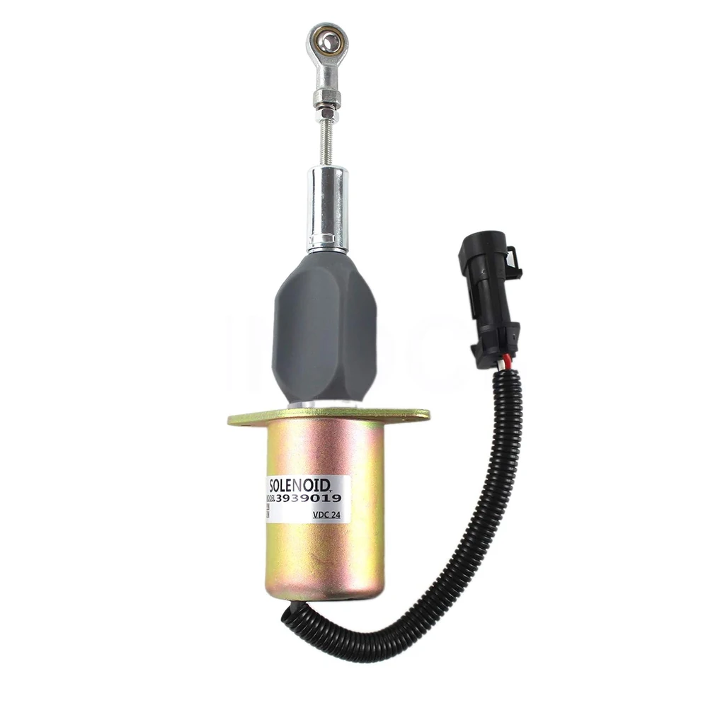 Fuel Shut Off Solenoid For Cummins Heavy Equipment Excavator Rair Parts 3939019 SA-4889-24 SA-5006-24 3964622