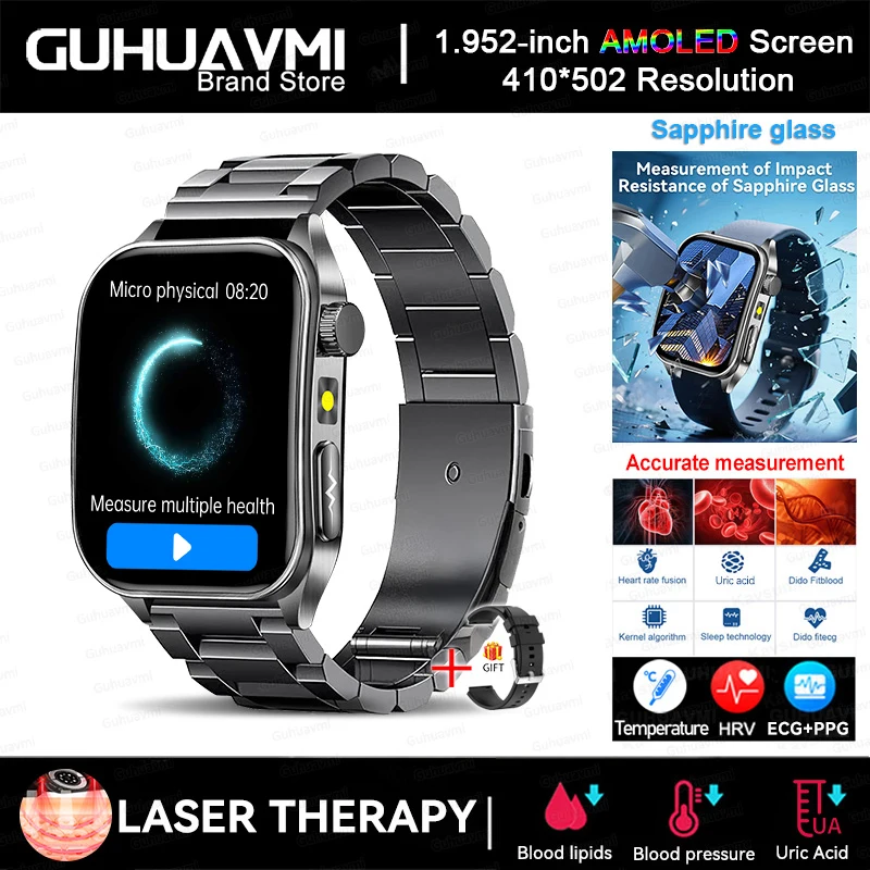 2025 AI-GPT Diagosis ECG Health Smart Watch Men Blood Pressure thumbnail 5